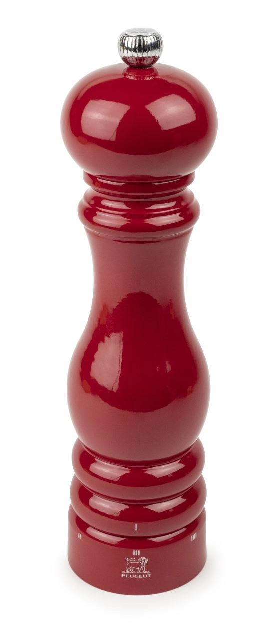 Bild von PEUGEOT - Pfeffermühle Paris u‘Select 22 cm - 6 voreingestellte Mahlgrade - Aus PEFC-zertifiziertem Holz - Passionsrot lackiert
