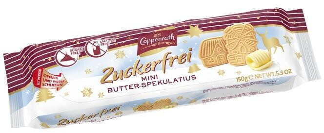 Bild von Coppenrath Zuckerfrei Mini Butter-Spekulatius (150 g)
