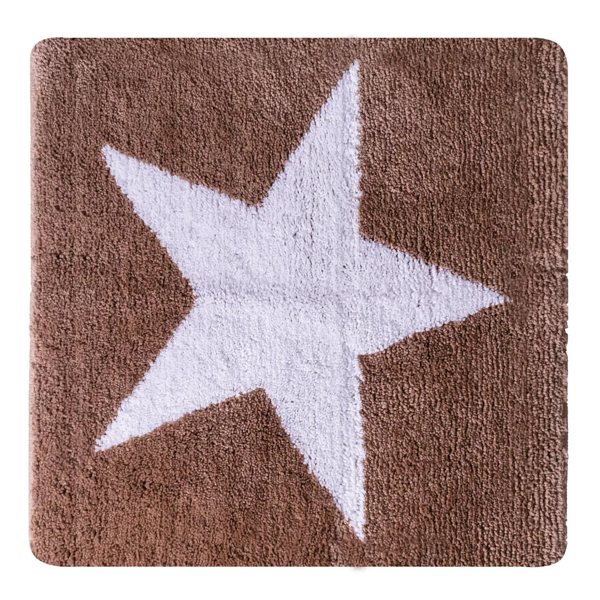 Bild von Ridder Badteppich 'Star' weiß/beige 55 x 50 cm
