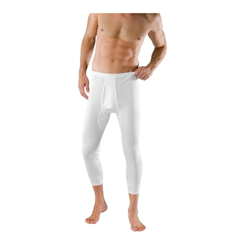 Bild von Unterhose 3/4-lang mit Eingriff weiß - Original Doppelripp 5