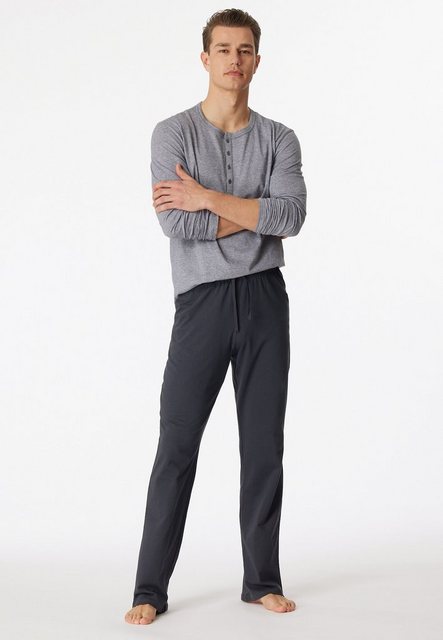 Bild von Schiesser Pyjama "selected! premium inspiration" (2 tlg) mit praktischer Knopfleiste
