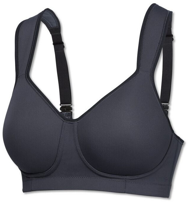 Bild von Schiesser Active Sport-BH Softcup bügellos Medium Support (161898) anthrazit