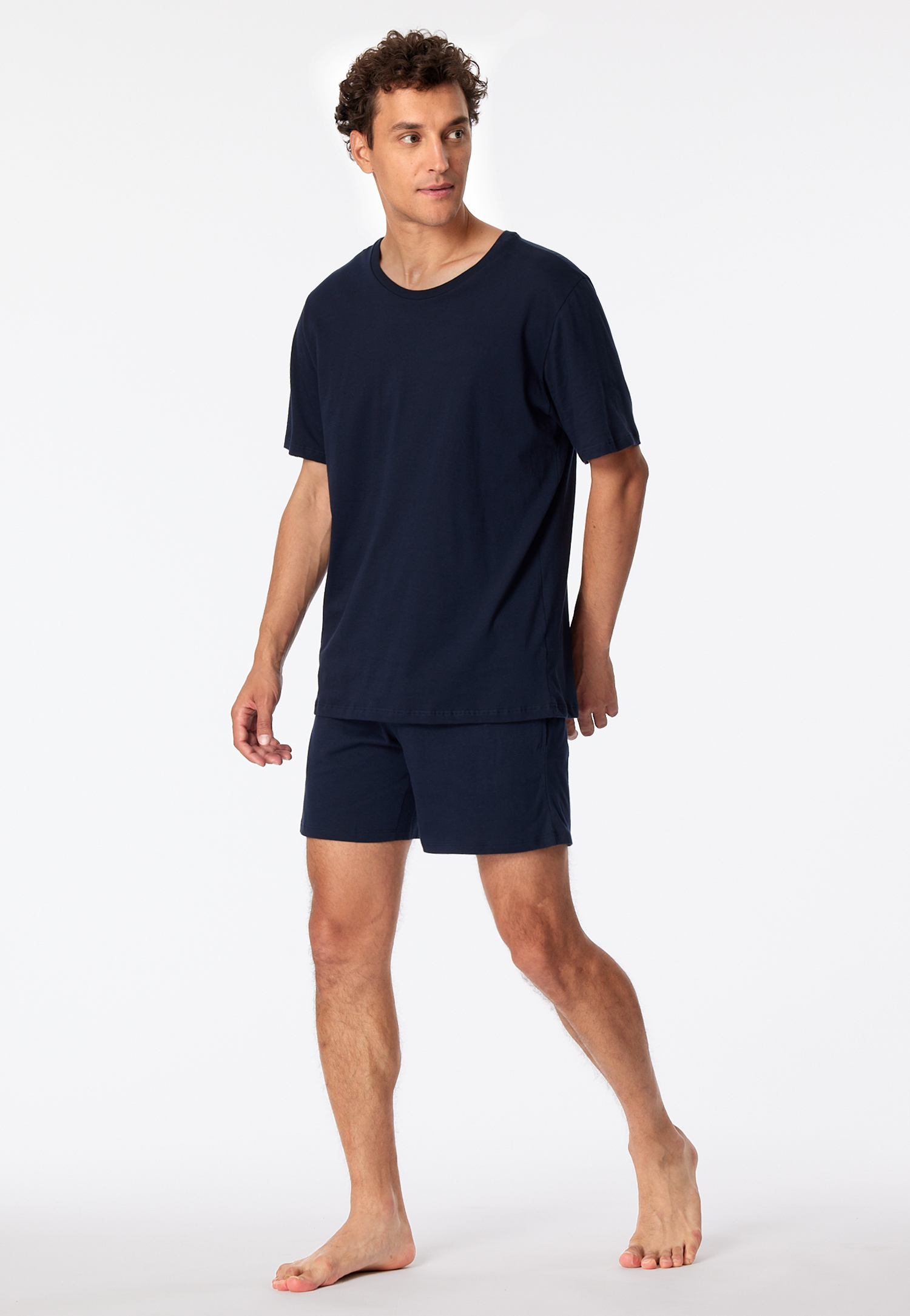 Bild von Long Boxer Jersey dunkelblau - Mix+Relax 56