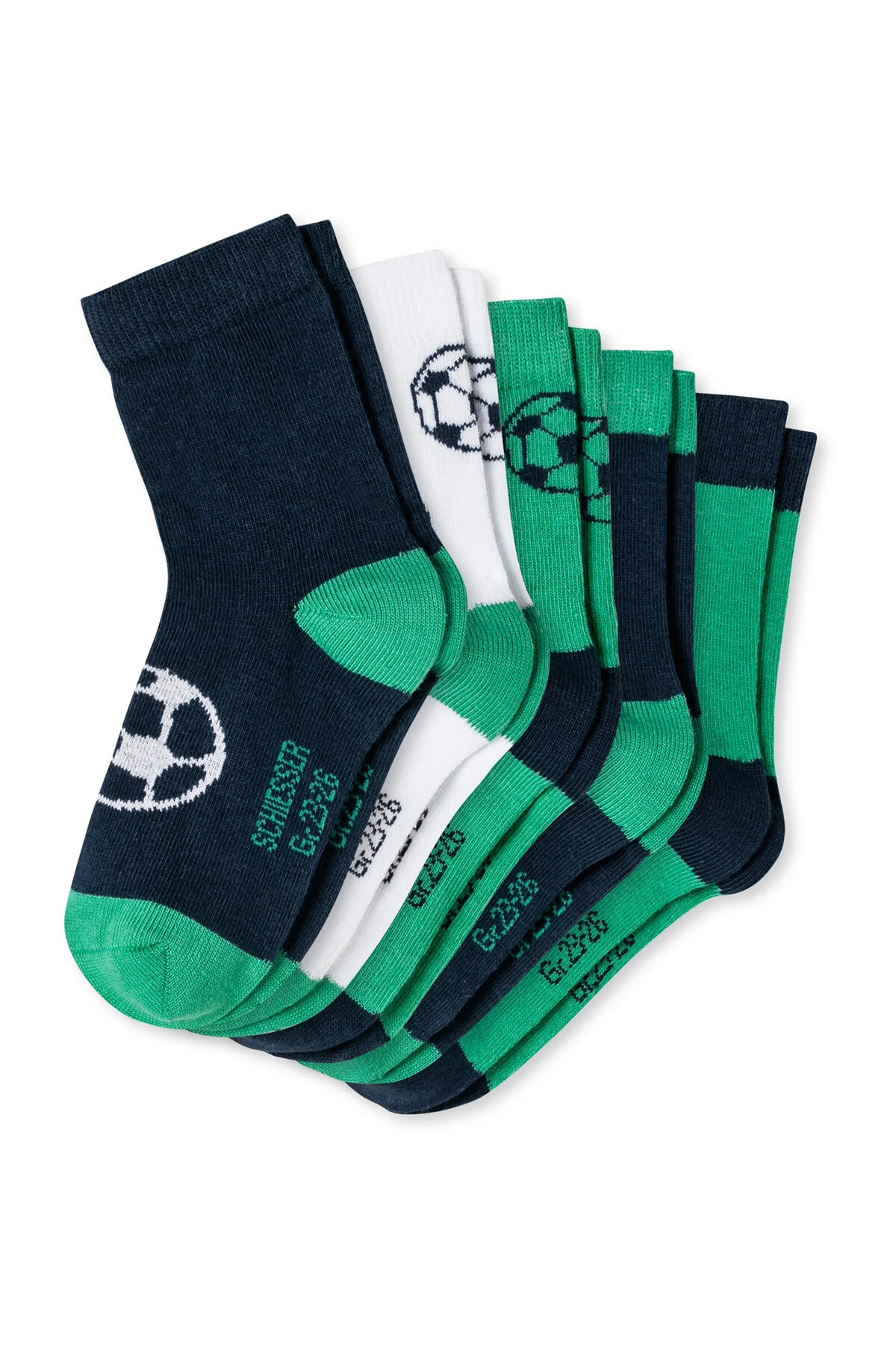 Bild von Schiesser Langsocken Fußball - 5 Paar (Spar-Set, 5-Paar) Kindersocken Jungen - Baumwolle -
