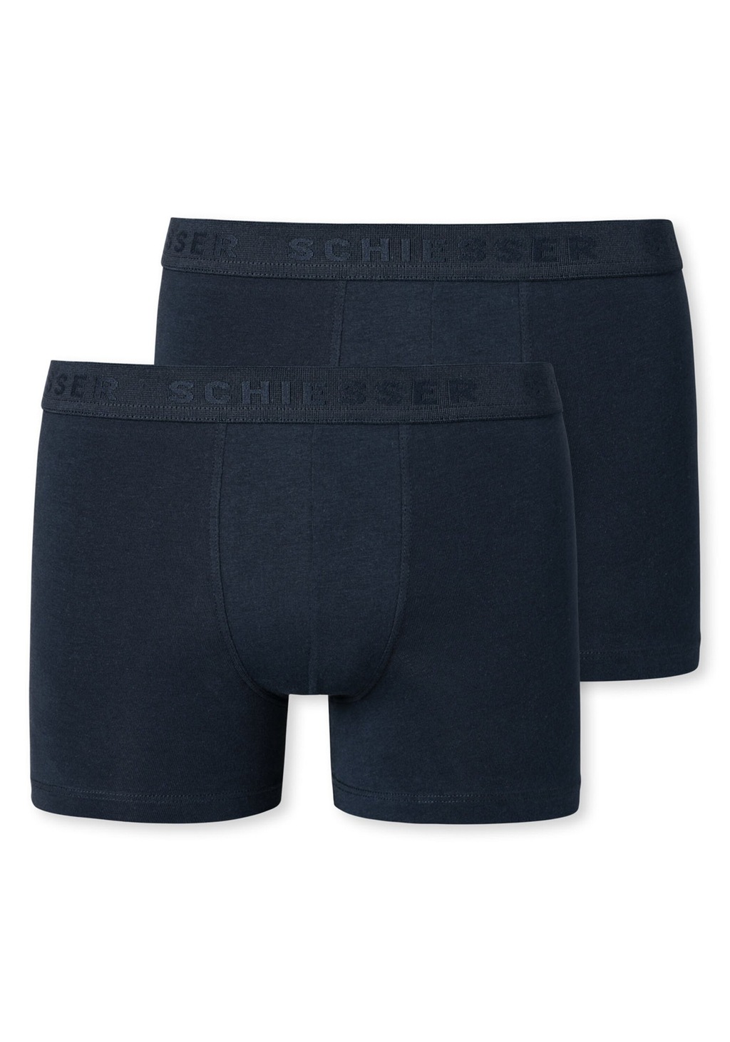 Bild von Schiesser, Jungen, Unterhosen, Boxershorts, Blau, (152, 2er Pack)