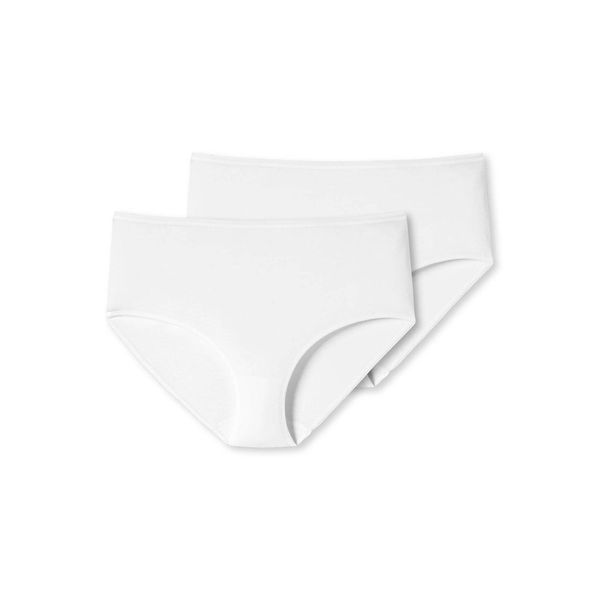 Bild von Schiesser, Damen, Unterhosen, Slip Casual Bequem sitzend, Weiss, (44, 2er Pack)