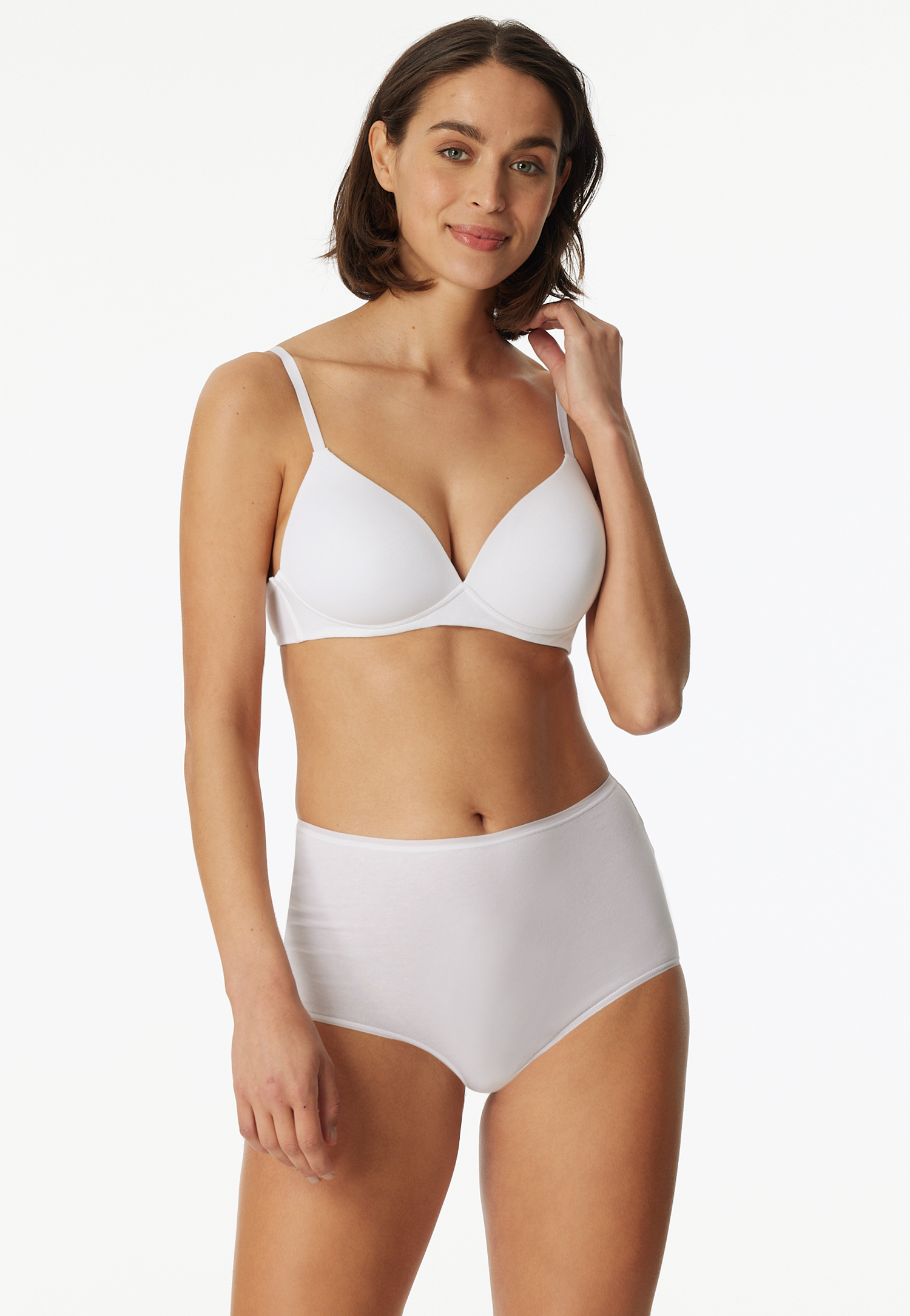 Bild von Schiesser Soft BH Organic Cotton mit Schale weiß - 95/5 für Damen