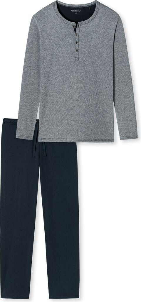 Bild von Schiesser Pyjama »"selected! premium inspiration"«, (2 tlg.), mit praktischer Knopfleiste