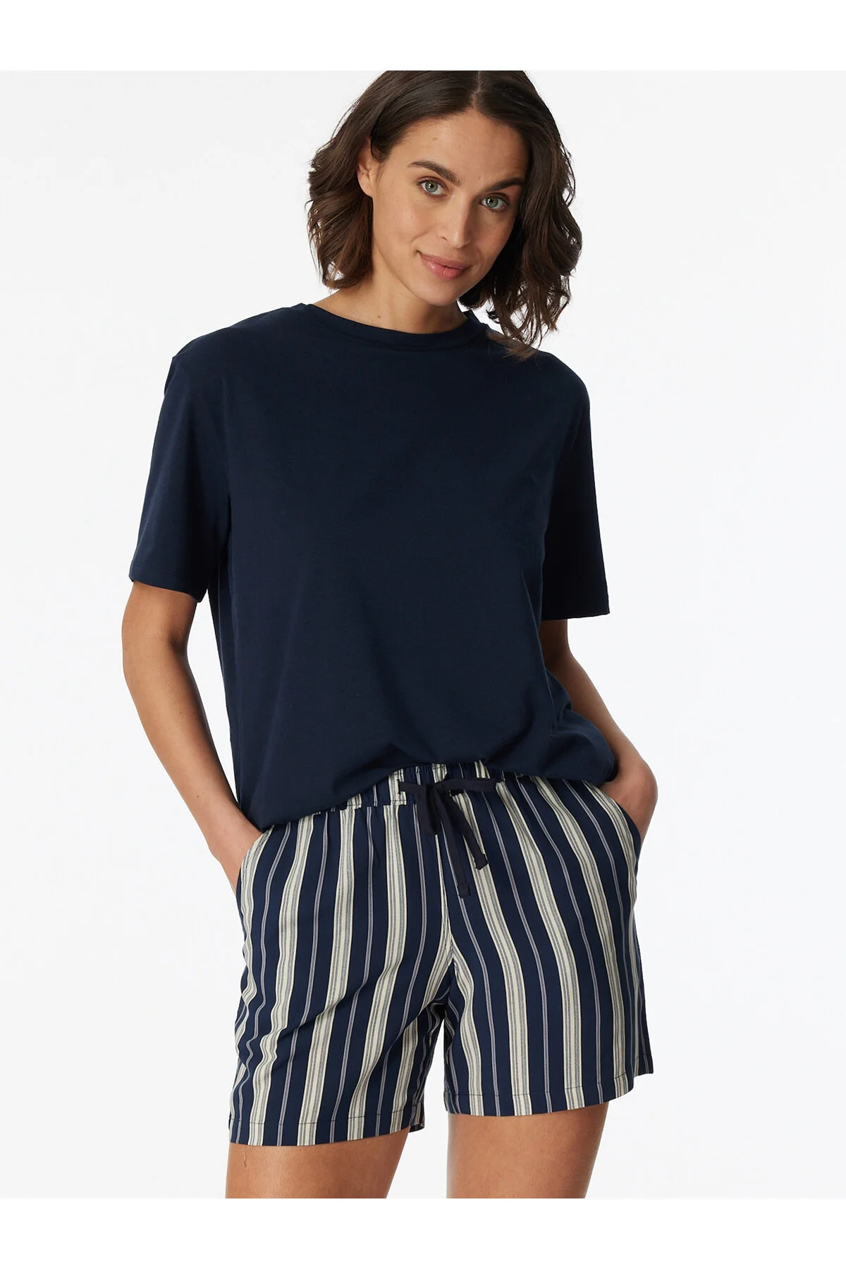Bild von Schiesser Pyjamashorts Mix Relax Sleepwear Schlafmode Schlafanzug für Damen - 40