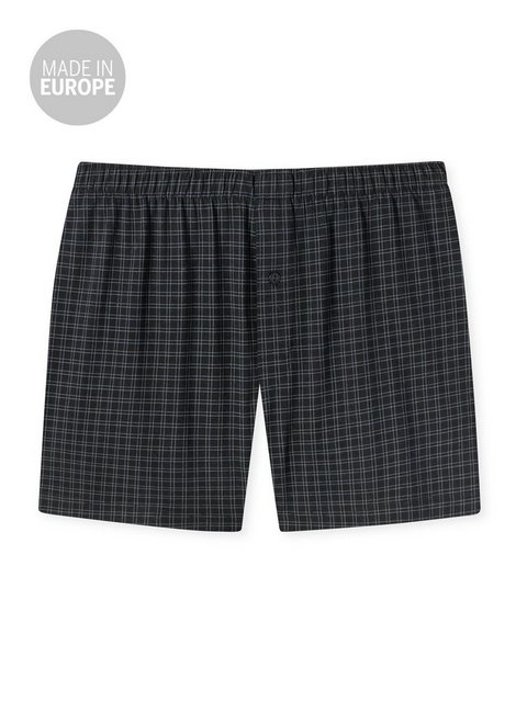 Bild von Schiesser Herren Boxershort für Männer weich und bequem ohne Gummibund Bio Baumwolle-Cotton Casual Unterwäsche, schwarz_180507, 10/ 4XL