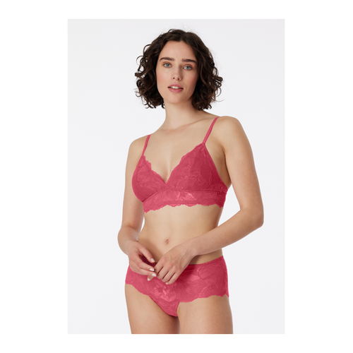 Bild von Schiesser Bustier mit herausnehmbaren Pads in Pink – Modal & Lace für Damen