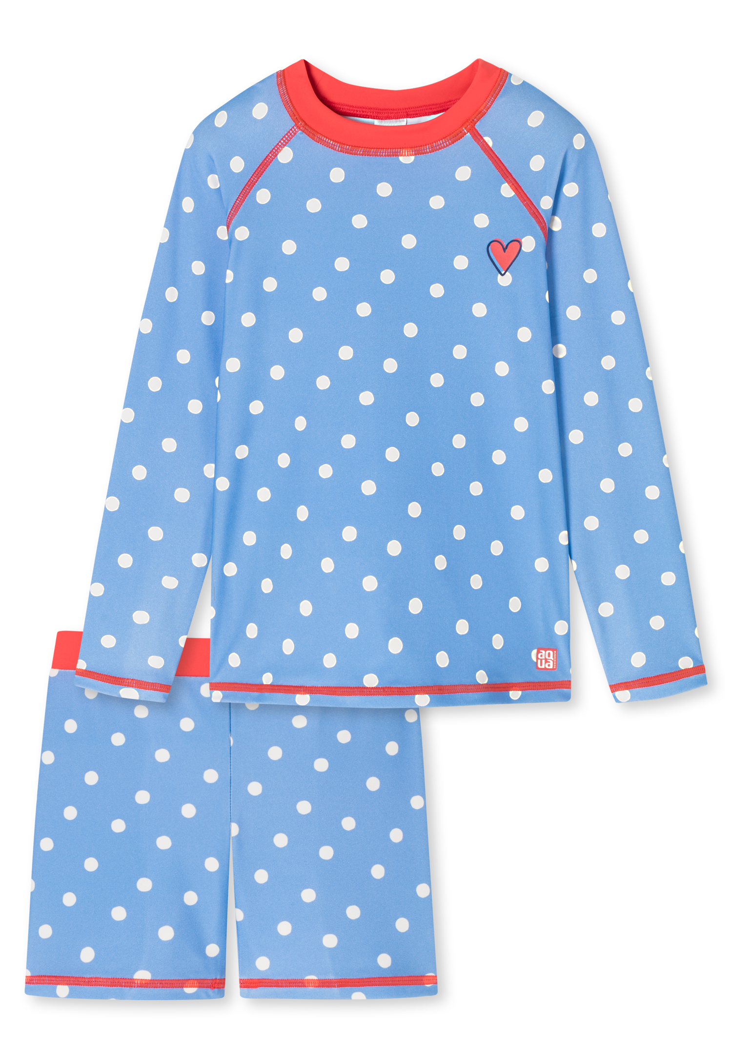 Bild von Badeset Mädchen 2-teilig Punkte hellblau - Aqua Kids Girls 104