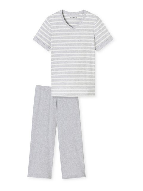 Bild von Schiesser Pyjama 3/4 kurzarm - Casual Essentials (2 tlg) schlafanzug schlafmode bequem