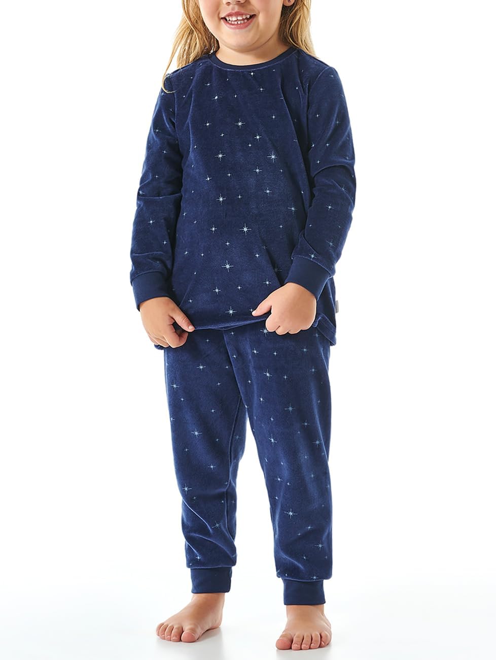 Bild von Schiesser Mädchen Schlafanzug Set Pyjama Warme Qualitäten Frottee-Fleece-Interlock-Größe 92 Bis 140 Pyjamaset, rosé_181819, 104