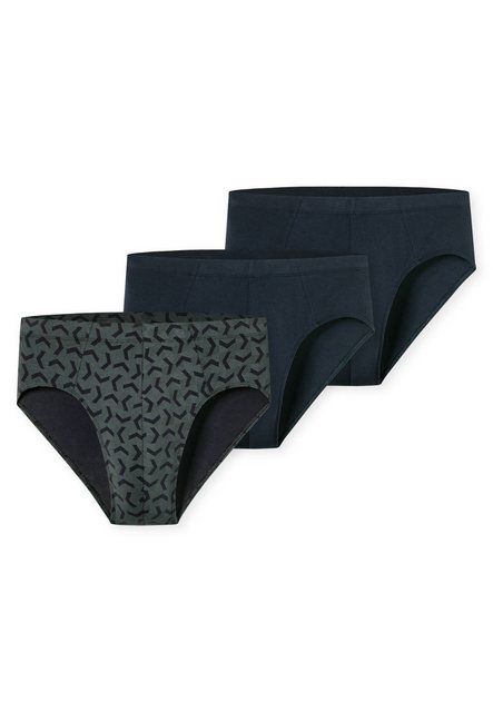 Bild von Supermini 3er-Pack Organic Cotton dunkelblau gemustert - 95/5 6