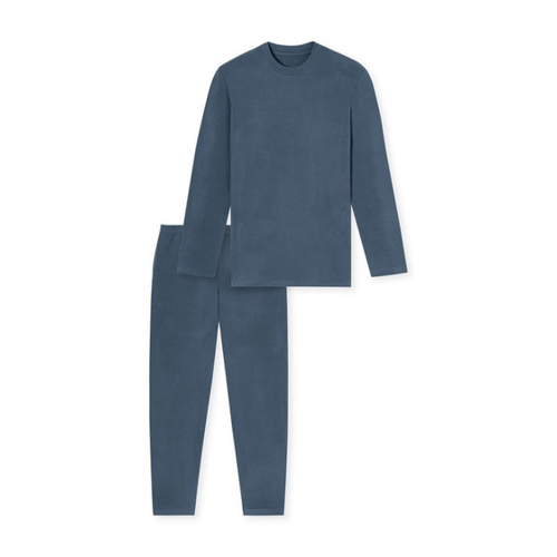 Bild von Schlafanzug lang Interlock jeansblau - Selected Premium Warming