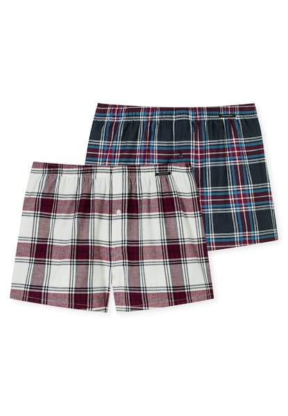 Bild von Schiesser Boxershorts »"X-Mas"«, (2er-Pack), mit schwarzem SCHIESSER Weblabel