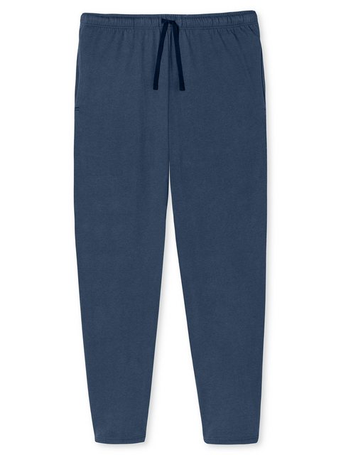 Bild von Schiesser Herren Lange Schlafhose Bio-Baumwolle-Mix + Relax Pyjamaunterteil, royal_182185, 56