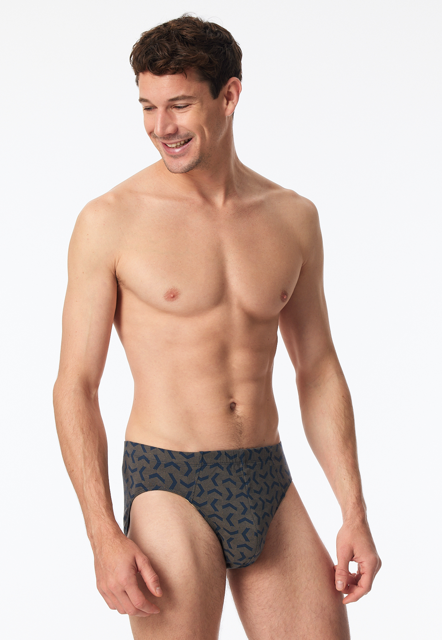 Bild von Supermini-Slip havanna gemustert - 95/5 6