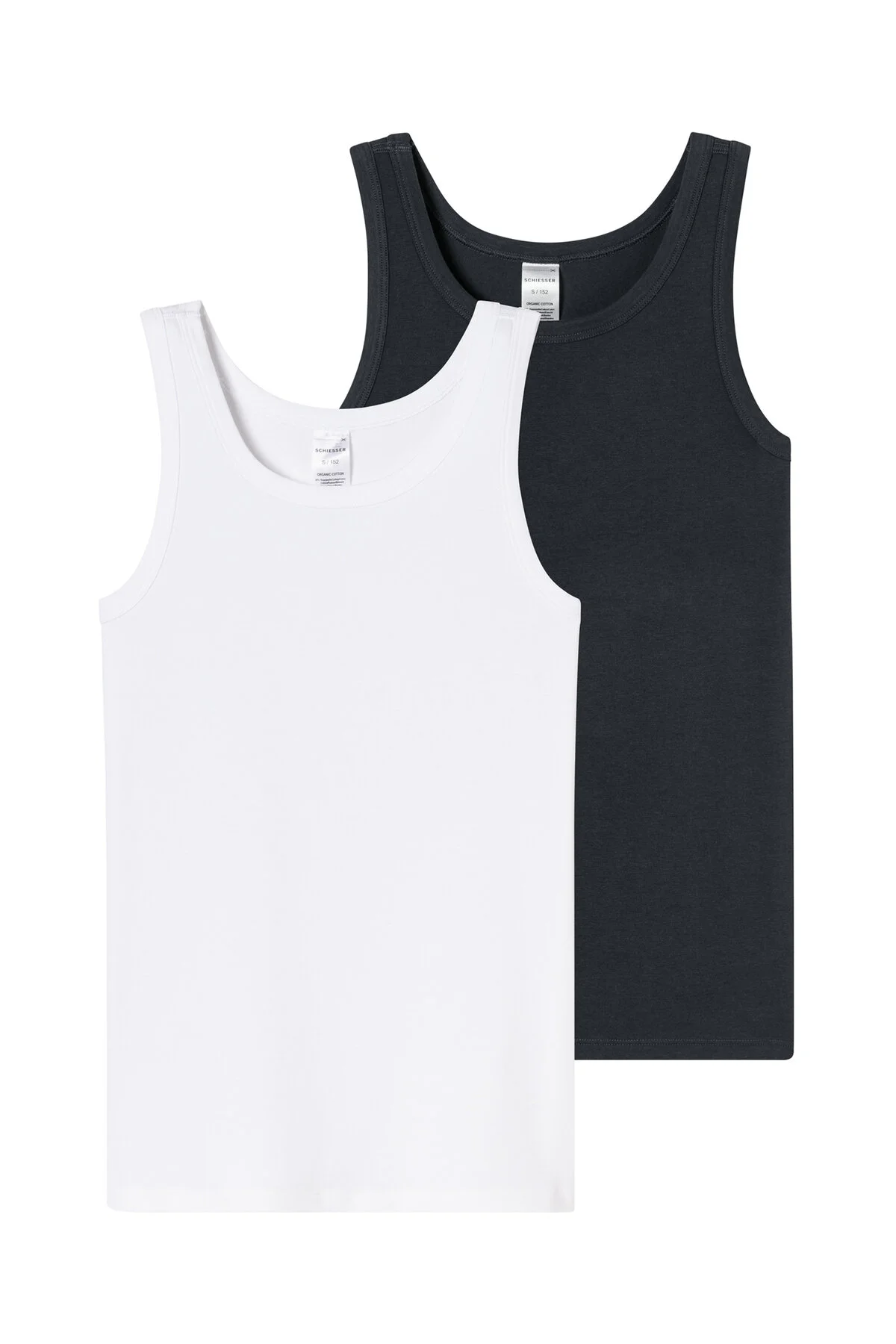 Bild von Schiesser Unterhemd 95/5 Multipacks Unterhemd Unterzieh-shirt Ärmellos für Herren - 152
