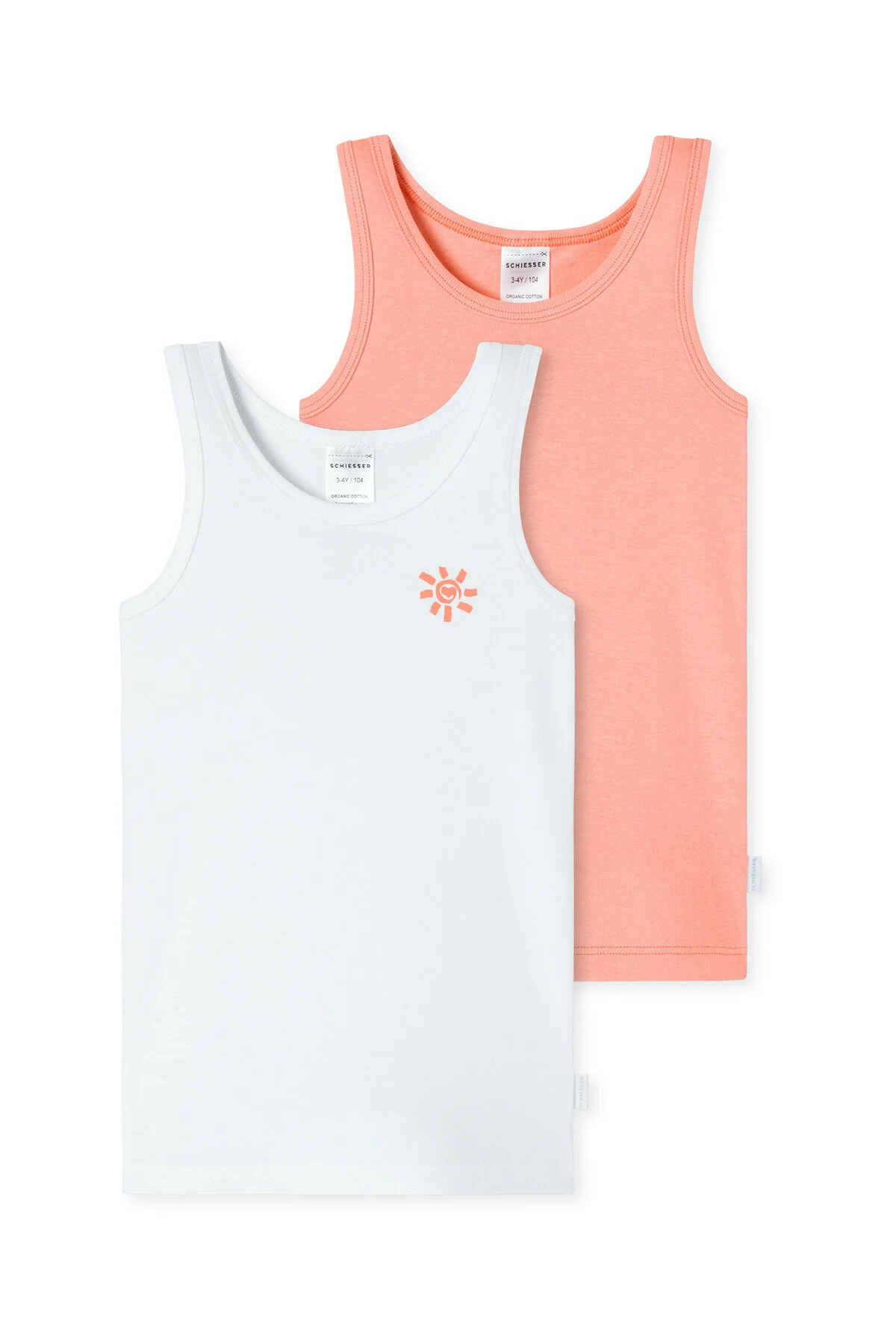 Bild von Schiesser Unterhemd Fine Rib (2-St) unterhemd unterzieh-shirt ärmellos