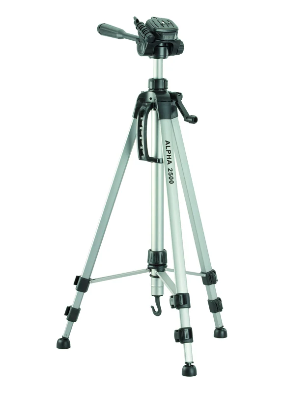 Bild von Cullmann Alpha 2500 Dreibeinstativ Arbeitshöhe=63 - 165cm Silber inkl. Tasche