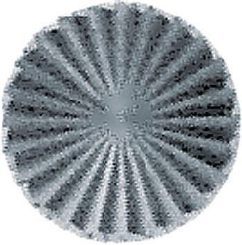 Bild von RUKO Frässtift ZYA, Hartmetall Blank, Ø 8 mm Kopflänge 18 mm Schaft-Ø 6 mm, Verzahnung KVZ 4 mit Stirn