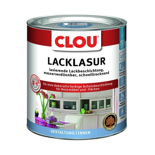 Bild von Aqua Clou Holzlack - Taubenblau