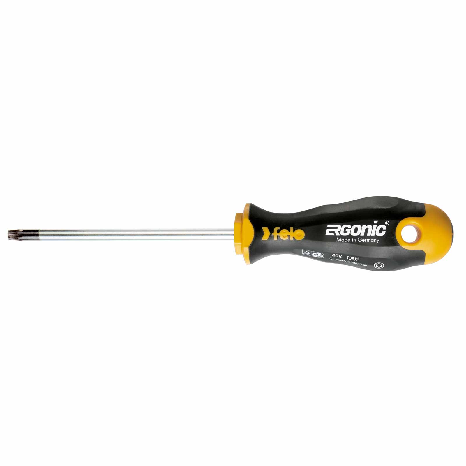 Bild von felo Schraubendreher Ergonic 408 TX - Torx Schraubenzieher - Made in Germany Größe:30