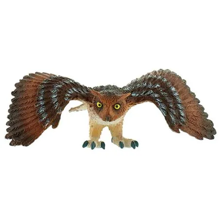 Bild von Bullyland 69396 - Spielfigur Uhu, ca. 12,3 cm große Tierfigur, detailgetreu, PVC-frei, ideal als kleines Geschenk für Kinder ab 3 Jahren