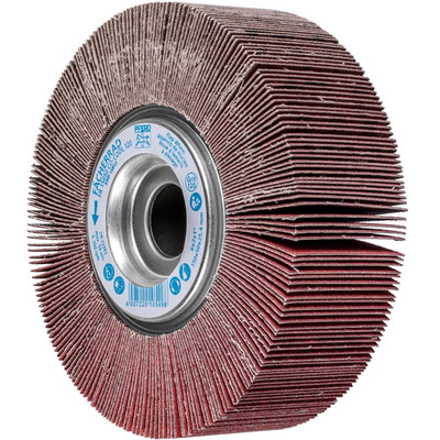 Bild von PFERD TOOLS Lamellenschleifrad FR Ø 150x50mm Bohrung Ø 25,4 mm CO-COOL120 für kühlen Schliff auf Edelstahl