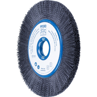 Bild von PFERD - COMPOSITE FLEX Rundbürste RBUP Ø 300x13x50,8 mm Keramik-Filament-Ø 1,10mm Korn 80 stationär