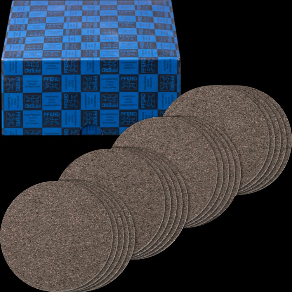 Bild von PFERD Klettronden-Set KR Fein, 20-tlg. | Compactkorn Ø 125mm CK180, 240, 320, 400 | 42898002 –