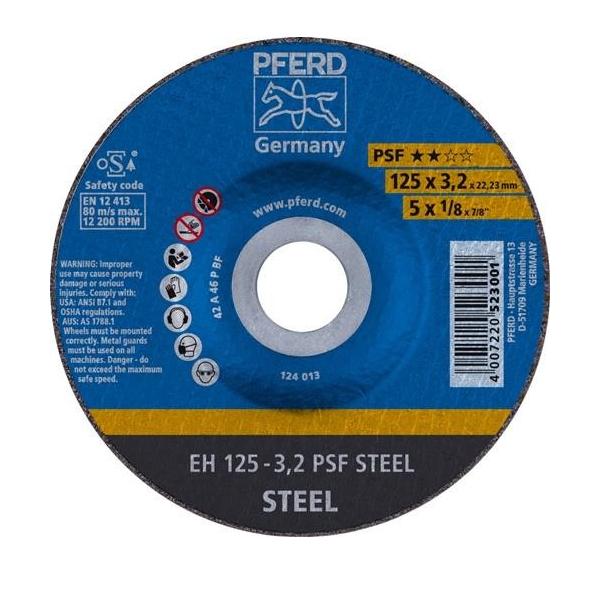 Bild von Pferd Trennscheibe PFERD PSF STEEL 61720226 Trennscheibe gekröpft 125 mm 25 St. Stahl, Ø 125.00 mm