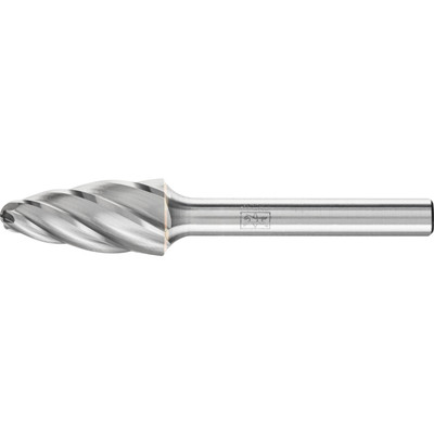 Bild von PFERD 21117886 Frässtift Rundbogen Länge 65mm Produktabmessung, Ø 12mm Arbeits-Länge 25mm Schaft