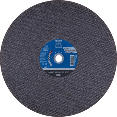 Bild von PFERD 100 EHT 400-4,8 SG STEEL/22,23 61329822 Trennscheibe gerade 400mm 10 St. Gusseisen, Stahl