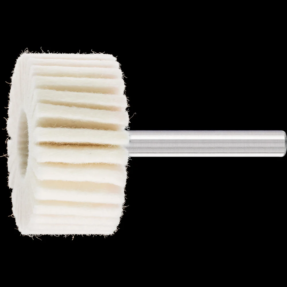 Bild von PFERD - weiche Filzlamellenstifte FLS Ø 40x20mm Schaft-Ø 6 mm für universelle Polierarbeiten