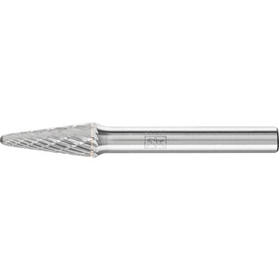 Bild von PFERD TOOLS Hartmetall Frässtift Rundkegel KEL Ø 08x20mm Schaft-Ø 6 mm Z3P universal mittel kreuzverzahnt