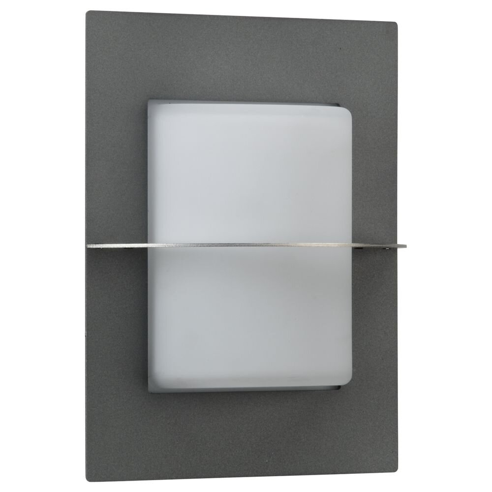 Bild von Wandleuchte A-176933 aus Edelstahl, anthrazit, Opalglas, ohne bewegungsmelder
