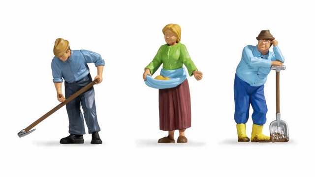 Bild von NOCH Dekofigur NOCH G Figuren Landwirte, bewegliche Kunststofffig