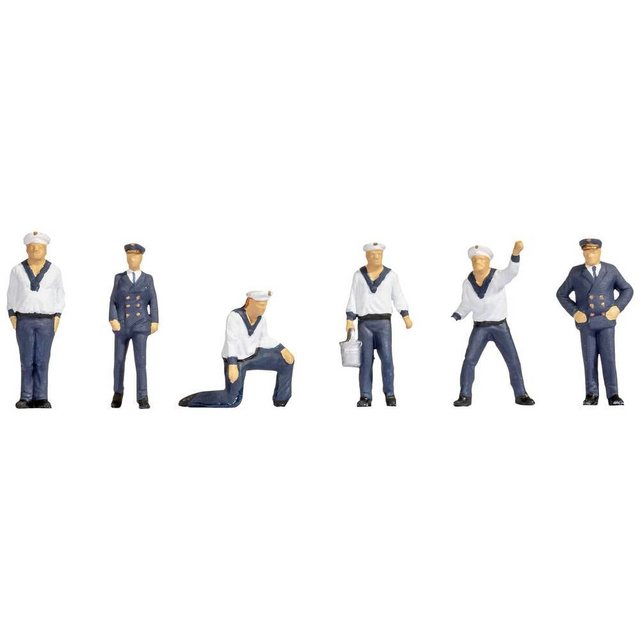 Bild von NOCH® Matrosen, handkolorierte Modellfiguren, 6-teiliges Set für die Spurweite N