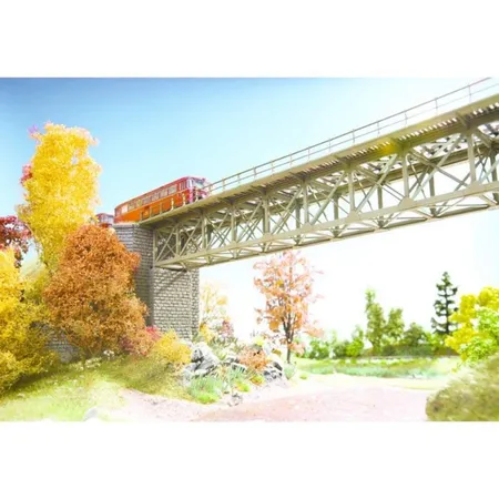 Bild von NOCH Modelleisenbahn-Brücke NOCH, 67010, Stahlbrücke, 18,8 cm lang, Model
