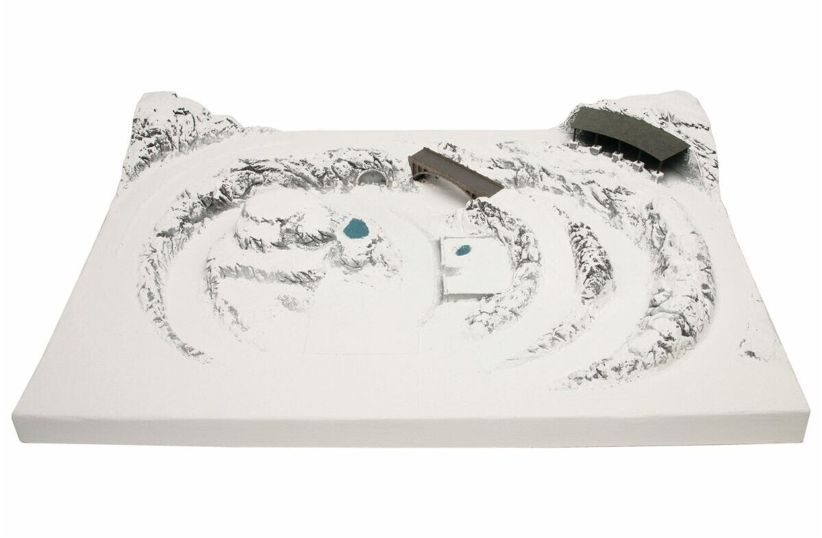 Bild von NOCH 87005 Z Fertiggelände zentral Interlaken Z Märklin miniclub Gleis, Z Rokuhan Gleis (mit Bettu