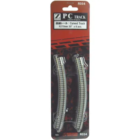 Bild von Rokuhan 97054 - Gleis gebogen R270-30° (Betonschwellen)