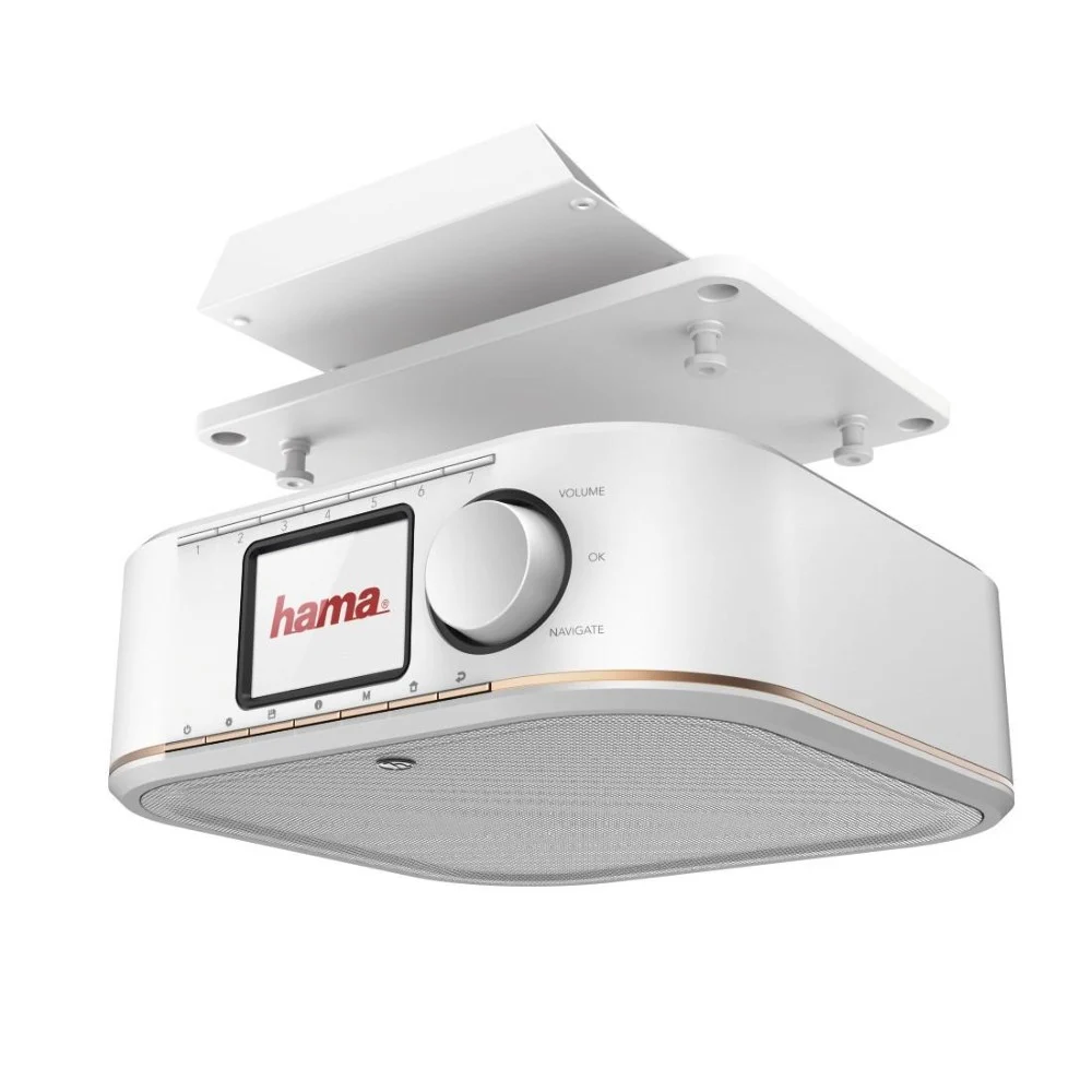 Bild von Hama DAB Radio, Digitalradio, digitales Unterbauradio für Küche DR350 Digitalradio (DAB) (Digitalradio (DAB), FM-Tuner, 5 W)