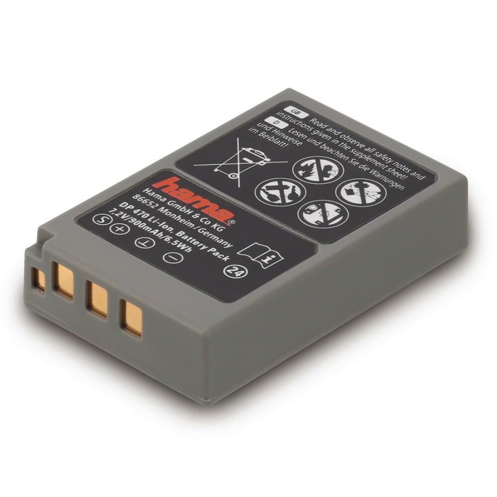 Bild von Hama Li-Ion Akku 7,2V 900mAh passend für Olympus BLS-50 Kamera-Akku 900 mAh (7,2 V), passend für Olympus OM-D E-M10 II/III/IV PEN E 5 6 7 8 9 10 Serie etc