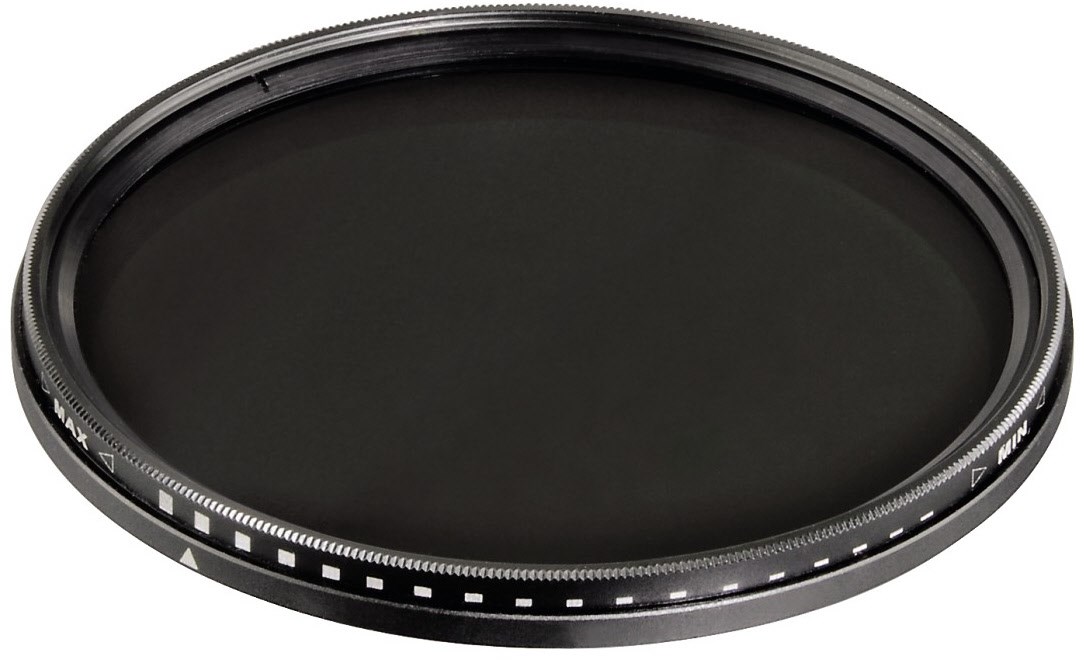 Bild von Hama Grau-Filter Vario ND2-400 (62 mm, ND- / Graufilter), Objektivfilter, Schwarz