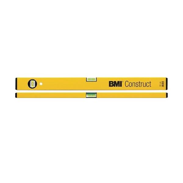 Bild von BMI Wasserwaage 689 Construct (Länge 50 cm, Aluprofil gelb pulverbeschichtet, stabile Libelle aus bruchsicherem Spezialkunststoff, Messgenauigkeit 1 mm/m) 689050P-gelbCON