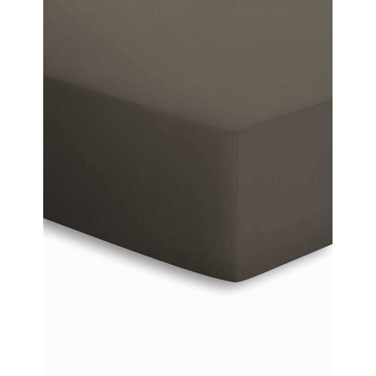 Bild von schlafgut Jersey-Elasthan Spannbettlaken Spannbetttuch 90x200cm - 100x220cm Kakaoschlafgut