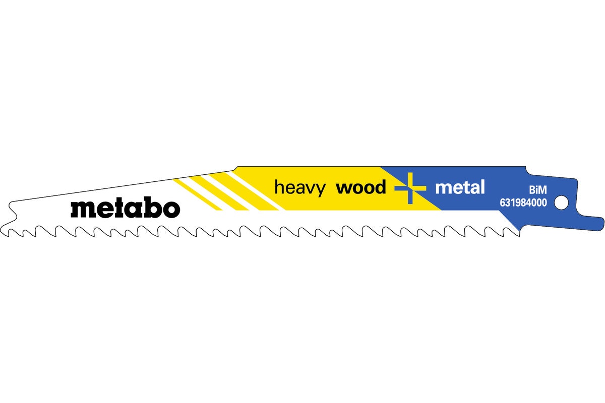 Bild von Säbelsägeblatt "heavy wood + metal" 150 x 1,25mm BIM 5,1 TPI 631984000, 5er-Pack